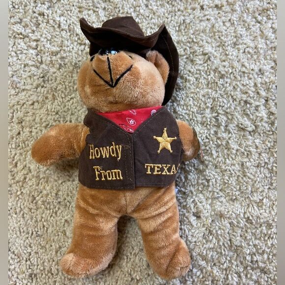 NWT Vtg 2013 Buckaroo Bandits Plush Sheriff Teddy Bear Stuffed Animal - Picture 2 of 6